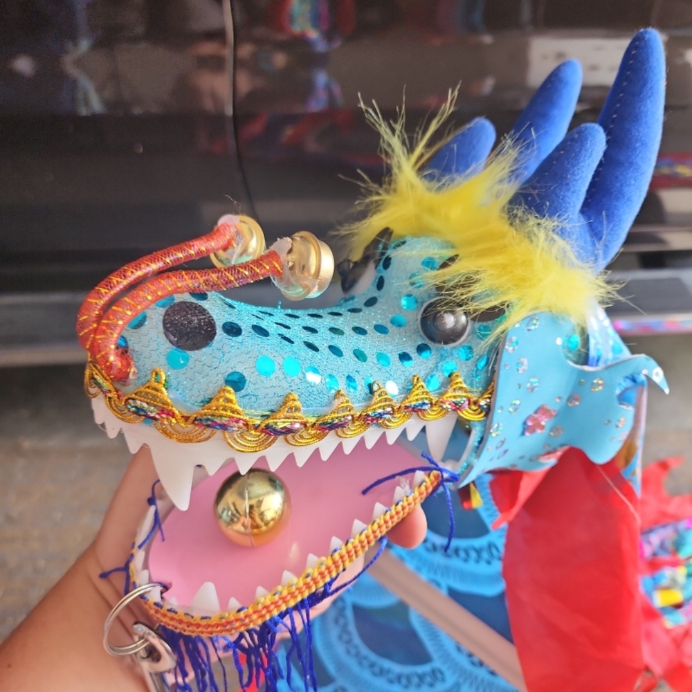 Colorful Dragon Head Costume Accessory